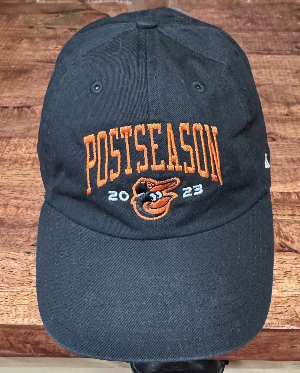 '47 Men's 2023 Postseason Baltimore Orioles Black Cleanup Adjustable Dad Hat